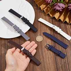 5袋 5色 PUレザー時計バンド  合金バックル  ミックスカラー  88x16x4mm  1色/バッグ&nbsp;FIND-FH0017-63B