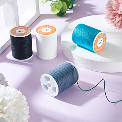 4 Rolls 4 Colors Round Waxed Polyester Cord&nbsp;YC-TA0001-21D