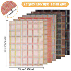 3.5M 7 Colors Cotton Fabric&nbsp;DIY-FG0010-58
