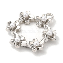 Flower Rack Plating Alloy Pendants&nbsp;FIND-I039-023A-P