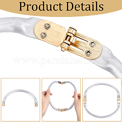 2Pcs Aluminum Purse Handle Frames&nbsp;PURS-BBC0001-11B