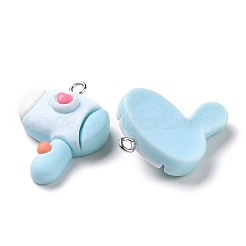 Opaque Resin Pendants&nbsp;RESI-G032-E04