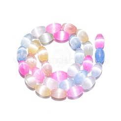 Dyed Natural Selenite Beads Strands&nbsp;G-T138-233M