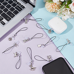 20Pcs 10 Style Alloy Mobile Straps&nbsp;HJEW-OC00118