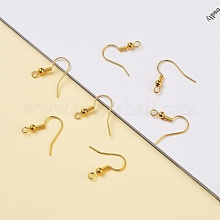Brass Earring Hooks&nbsp;KK-YW0001-28G