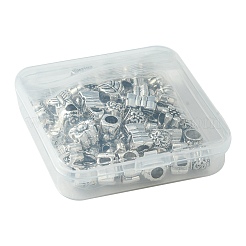 60Pcs 10 Style Tibetan Style Alloy European Beads&nbsp;TIBEB-FS0001-06