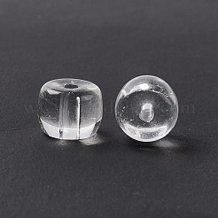 透明ガラスビーズ  バレル  透明  7.5x6mm  穴：1.5mm&nbsp;GLAA-F117-01E