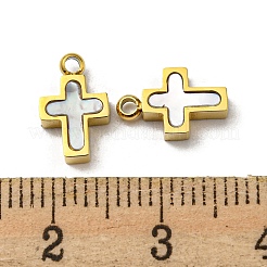 304 Stainless Steel Shell Charms&nbsp;STAS-L022-014G