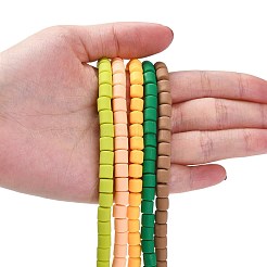 樹脂粘土ビーズ連売り  コラム  ミックスカラー  5~7x6mm  穴：1.5~2mm  約61~69個/連  15.74インチ&nbsp;CLAY-T001-C