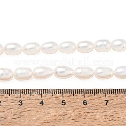 Natural Cultured Freshwater Pearl Beads Strands&nbsp;PEAR-N012-06J-1