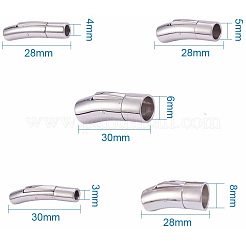 304ステンレススチール製バヨネット留め具  コラム  ステンレス鋼色  保存容器：5.4x5.3x2cm&nbsp;STAS-PH0018-31P