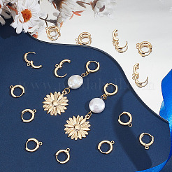 16Pcs Brass Earring Findings&nbsp;KK-ME0002-50