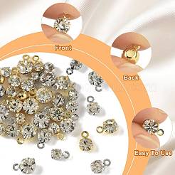 40Pcs 10 Styles Brass Pendants&nbsp;KK-FS0002-06