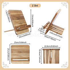 1 Set Wooden Slant Back Cookbook Holder&nbsp;ODIS-PB0001-01
