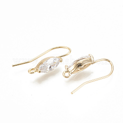 Brass Earring Hooks&nbsp;X-KK-S345-212G
