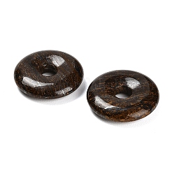 天然古銅ペンダント  ドーナツ/円盤チャーム  30x6.5mm  穴：7.5mm&nbsp;G-F831-A04