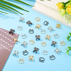 15Sets 3 Colors Alloy Waist Extender Hooks & Eyes Clasps&nbsp;DIY-TA0012-28