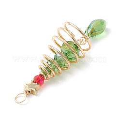 Copper Wired Glass Pendants&nbsp;PALLOY-JF02704