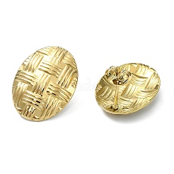 Ion Plating(IP) 201 Stainless Steel Stud Earrings&nbsp;EJEW-K270-22G