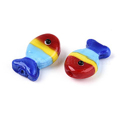 Handmade Lampwork Beads Strands&nbsp;LAMP-N021-41-A12