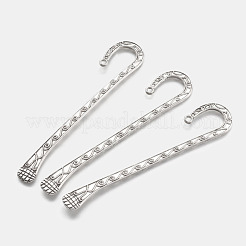 チベット風合金ブックマーク  アンティークシルバー  121x23.5x2mm  穴：2.8mm&nbsp;PALLOY-P122-27AS