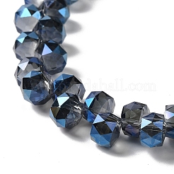 Full Rainbow Plated Electroplate Beads Strands&nbsp;EGLA-H104-09A-FR01