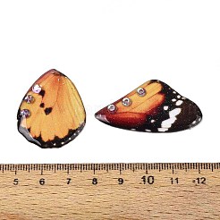 Epoxy Resin Butterfly Wing Pendants&nbsp;RESI-T057-86C
