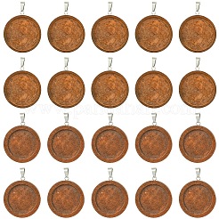 10Pcs Wooden Pendant Cabochon Settings&nbsp;FIND-YW0009-32A