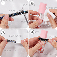 5 Yards Self Adhesive Resin Rhinestone Tape&nbsp;DIY-SP0002-49C