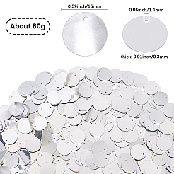 80G Plastic Paillette Pendants&nbsp;FIND-SC0023-18B