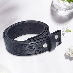 1Pc Imitation Leather Men's Chain Belts&nbsp;AJEW-CL0002-13A