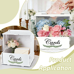 PVC Wedding Card Boxes&nbsp;CON-WH0089-224