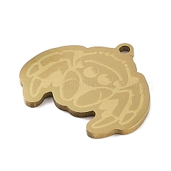 201 Stainless Steel Pendants&nbsp;STAS-C095-09G