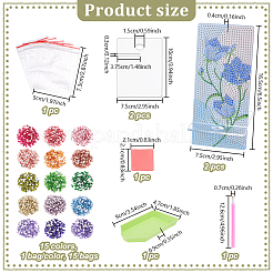 Flower DIY Diamond Painting Kit&nbsp;AJEW-WH0460-057