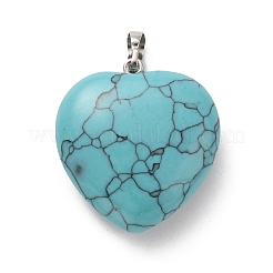 Synthetic Turquoise Pendants&nbsp;G-B042-02P-07