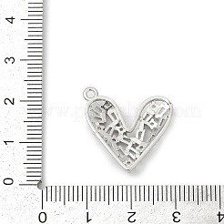 Brass Micro Pave Cubic Zirconia Pendants&nbsp;KK-G526-18P
