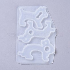 Dog & Rabbit Shape No Touch Door Opener Food Grade Silicone Molds&nbsp;DIY-K025-15
