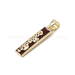 Brass Enamel Pendants&nbsp;KK-CBACA9B-02A-G