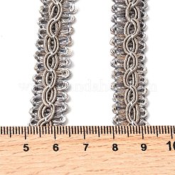 ポリエステル編組リボン  服飾材料  楕円模様  コーヒー  1/2インチ（13mm）  約13.12ヤード（12m）/ロール&nbsp;OCOR-XCP0002-85