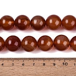 Natural Red Agate Beads Strands&nbsp;G-Q606-16MM-01