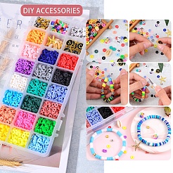 26 Styles Handmade Polymer Clay Beads&nbsp;CLAY-SZ0001-65