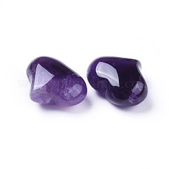 Natural Amethyst Heart Palm Stone&nbsp;G-F659-A08