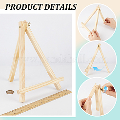 28Pcs Folding Wood Tabletop Easel&nbsp;AJEW-WH0709-313