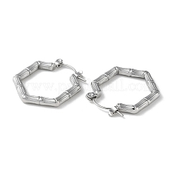 Non-Tarnish 304 Stainless Steel Hoop Earrings&nbsp;STAS-Z052-10P