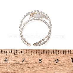 Two Tone 304 Stainless Steel Cuff Open Rings&nbsp;SA-CBA751F-07GP