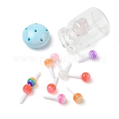 Lollipop with Bottle Resin Miniature Ornaments&nbsp;RESI-A055-09B