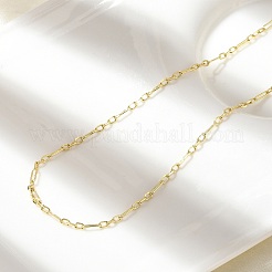 Brass Oval Link Chain Necklaces&nbsp;NJEW-A042-08G