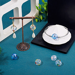 4Pcs 4 Colors Transparent Glass Beads&nbsp;GLAA-TA0003-98