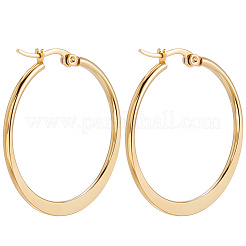 5 Pairs 304 Stainless Steel Hoop Earrings&nbsp;EJEW-BBC0001-92