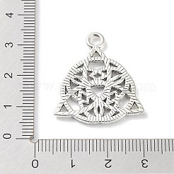 合金のチベット風チャーム  トリニティノットチャーム  アンティークシルバー  29.5x25.5x2mm  穴：2.8mm&nbsp;PALLOY-D027-14AS